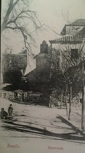 Ravello Italy Postcard Early 1900s Rare Vescovado Children Deltoro Hotel Pension - Picture 1 of 4
