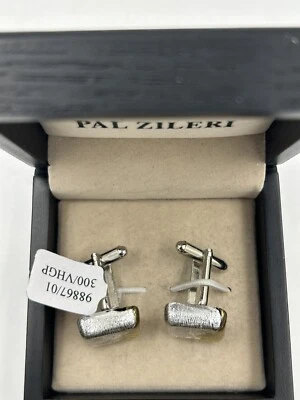 NWT. Pal Zileri Stainless Steal- Cufflinks Foto 1 de 4