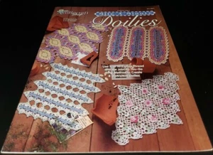 BT17 THE NEEDLECRAFT SHOP 1997, CROCHET MILE-A-MINUTE DOILIES - 8 DESIGNS - Picture 1 of 2