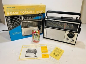 Vintage NOS 1982 Realistic Patrolman SW-60 6-Band AM FM SW Portable Radio in Box - Picture 1 of 23