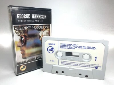 George Harrison THIRTY THREE & 1/3 Cassette K4.56319 **UK 1ST ISSUE 1976** EX/EX - Image 1 of 4