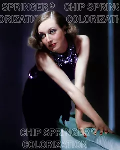 JOAN CRAWFORD STARRING IN SADIE MCKEE BEAUTIFUL COLOR PHOTO BY CHIP SPRINGER - Picture 1 of 1