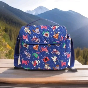 Vera Bradley Lunch Crossbody Insulated Bag CATNIP CHRISTMAS 🐈 🎄 New V391 - Picture 1 of 6