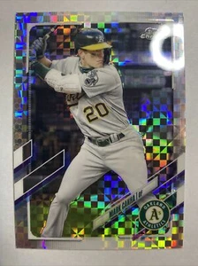 2021 Topps Chrome *Mark Canha* #37. X Fractor X-Fractor. Oakland A's - Foto 1 di 2