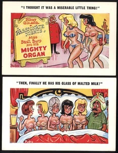 TWO PEDRO Risque Comic Postcards: Numbers 139 & 140. Very Rude! Free UK Postage - Picture 1 of 1