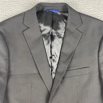 Apt 9 西装夹克男式 40R 黑色 Premier Flex Blazer 2 按钮轻便新品 — 第 1/4 张图片