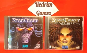 Starcraft con Juego de Expansión Brood War Windows PC-CD-Rom Videojuegos Ciencia Ficción - Imagen 1 de 3