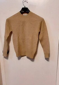 Braemar International Scottish Shetland 100% Wool Hand Knitted Sweater - Picture 1 of 9