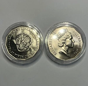 1991 RAMS HEAD 50 Cent Uncirculated Coin - 25th Anniversary of Decimal Currency - Picture 1 of 17