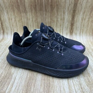 Under Armour SlipSpeed Men's Size 7 Black Iridescent BOA Lace Shoes 3026197-003 - Picture 1 of 10