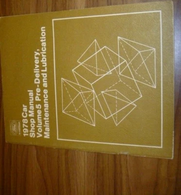 1978 Ford Thunderbird PRE-ENTREGA MANUTENÇÃO E LUBRIFICAÇÃO Manual Vol 5 - Imagem 1 de 2