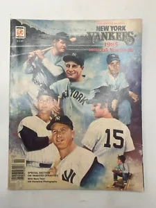 1985 New York Yankees Official Team Yearbook Ruth Gehrig Mantle Maris DiMaggio - Picture 1 of 6