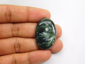 Amazing Natural seraphinite Cabochon Loose Gemstone For Jewelry 51 Cts. ME-4603 - Picture 1 of 4