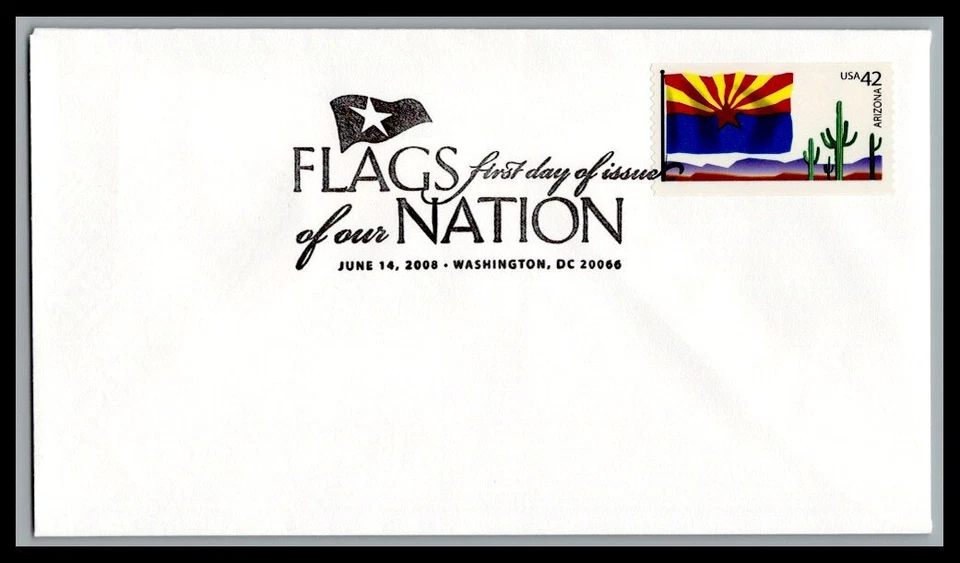 US FDC # 4277 42c Arizona Flag none   2008, 9p1454 - Image 1 of 1