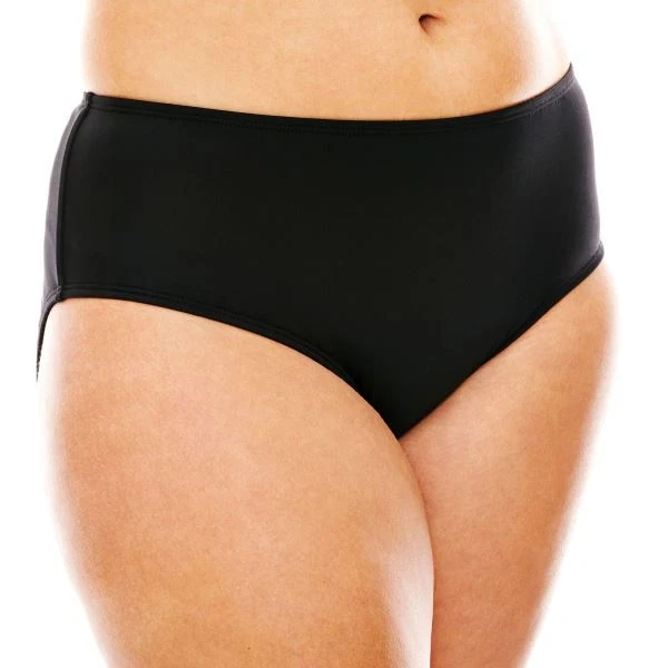 a.n.a Black Solid Hipster Swim Bottoms Plus Size 22W New Msrp $50.00 - Image 1 of 1
