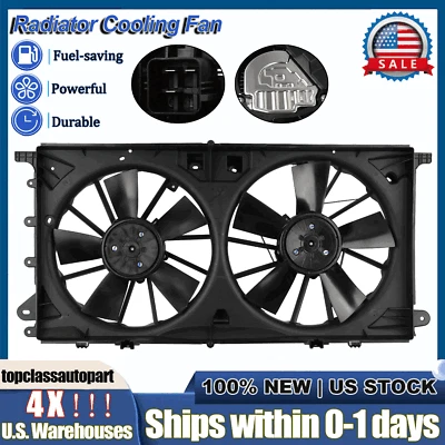 Radiator Cooling Fan Electric Fits 2018-2021 FORD EXPEDITIO 2016-2022 FORD F-150 Foto 1 de 4