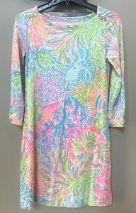 Womens Size XS Lily Pulitzer Pastel Dress Long Sleeve - Picture 1 of 4
