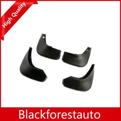 4 piezas aletas delanteras traseras izquierda derecha salpicaduras negras para Ford Focus MK II 2005-2010 Foto 1 de 4