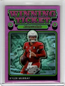 Boleto ganador de Kyler Murray 2021 Panini Contenders óptica rosa #/75 - Imagen 1 de 2