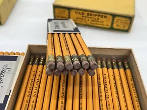 12 Vintage "SUPERIOR" Blei Bleistift Set Russell A Ogden OLD SKIPPER #3 Made in USA - Bild 1 von 8