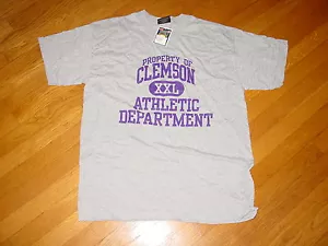 CLEMSON University TIGERS ATHLETICS football T-Shirt NEW / TAG ..... LARGE - Picture 1 of 2