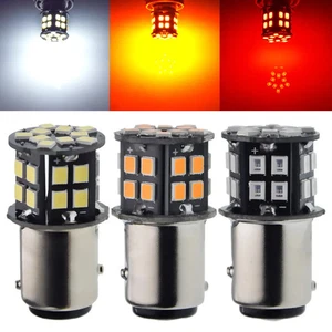BAY15D White Red Amber LED Bulb 1157 6V 6 Volt Turn Brake Tail Light P21/5W Lamp - Picture 1 of 8