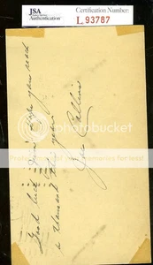 Joe Collins Yankees Jsa Authenticated Signed 1949 Gpc Autograph - Picture 1 of 1