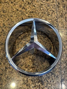 Mercedes-Benz R107 350SL 1972-89 RARO TEMPRANO parrilla cromada todo metal estrella Barrel - Imagen 1 de 24