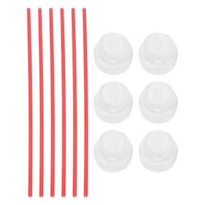 6 Sets Aerosol Nozzle Spray Can Extension Tube Replacement Straws Tips - Picture 1 of 12