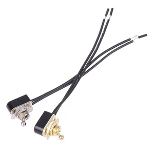 Interrupteur à bascule standard précâblé marche/arrêt 250 V CA 3 A avec contacts - Picture 1 of 14