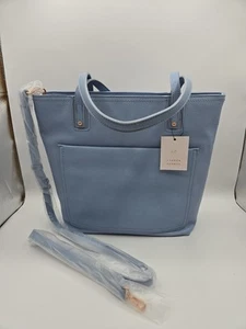 Bolso grande LAUREN CONRAD de 2 compartimentos nuevo con etiquetas Presley bolso/hombro y asa superior - Imagen 1 de 11