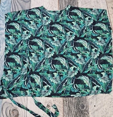 Tommy Bahama Breezy Palm Belted Tunic Cover-Up Women's Size Small/Medium NWT  - Image 1 of 4