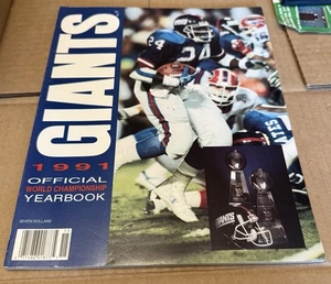 New York Giants 1991 Official World Championship Yearbook  - Picture 1 of 5