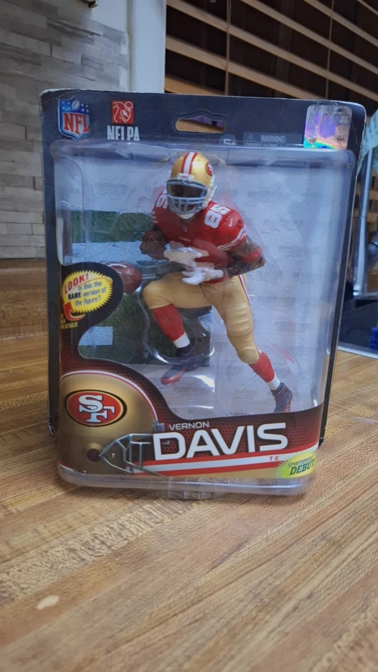 McFarlane Serie 32 NFL San Francisco 49ers Vernon Davis 2013 NUEVO Sellado Foto 1 de 1