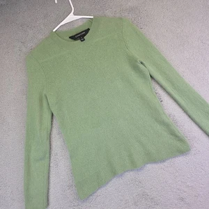 Maglione 41 biancospino donna M verde girocollo cashmere silenzioso lusso minimalista - Foto 1 di 10