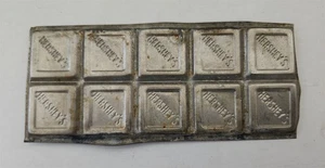 vintage HERSHEY BAR chocolate CANDY MOULD mold pressed METAL #2 - Picture 1 of 4