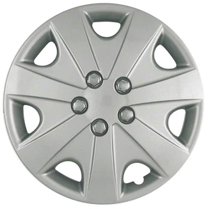 Brand New - Set of 4 - 15" Silver Hubcaps for 2003-2004 Honda Accord - Picture 1 of 1