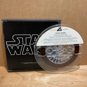 STAR WARS 1977 Original Soundtrack 3 3/4 IPS 4-Track Stereo Reel to Reel Tape - Picture 1 of 9