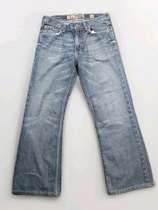BKE Jeans Mens 30 X 29 Blue Light Wash Tyler Straight Buckle Jeans Pre-owned - Picture 1 of 10