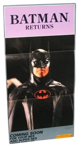 Nintendo Power Batman Returns (1992) Konami DC Comics NES Pull-Out Poster - Picture 1 of 4