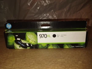 HP 970XL TINTENPATRONE SCHWARZ Neu Versiegelt Cn625am Ablauf April 2025 Kostenloser Versand - Bild 1 von 11