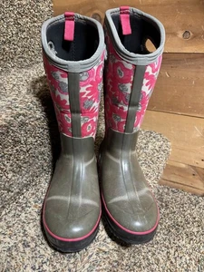 BOGS stivali classici alti acquerello donna rosa isolati pull on invernali US 9 - Foto 1 di 24
