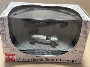 (C-325) Busch H0 1:87 Auto Union tipo C confezione originale - Foto 1 di 6