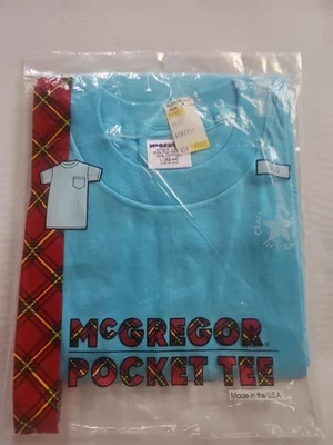 Nueva Camiseta Negra McGregor De Colección Para Hombre 50/50 Bolsillo Grande Puntada Única  Foto 1 de 4