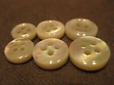 Ultimate Thick Mother of Pearl (MOP) Shirt Button Set!