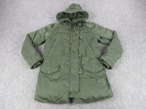 Ralph Lauren Jacket Mens Medium Green Denim & Supply Parka Utility Hooded Coat ' - Picture 1 of 12