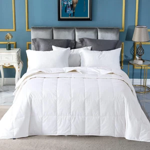 down Blanket, Extra Lightweight Summer Comforter/Duvet Insert, Noiseless & Extra - Picture 1 of 6