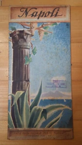 Napoli, Napels, Italy, Italia, vintage, 1936, tourism, brochure, travel, map - Picture 1 of 6