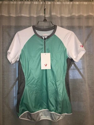 Camiseta deportiva verde Bontrager Evoke de manga corta mediana para bicicleta de ciclismo Foto 1 de 2
