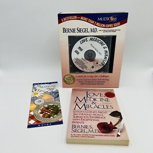 Love Medicine And Miracles Book And CD ROM Set Rare 1997 